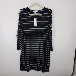 BB Dakota long sleeve striped dress Lg